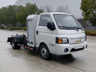 江淮牌HFC5040ZXXEV2Z型纯电动车厢可卸式垃圾车
